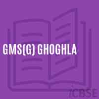 Gms(G) Ghoghla Middle School Logo