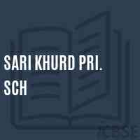 Sari Khurd Pri. Sch Middle School Logo