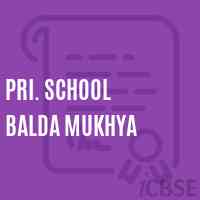 Pri. School Balda Mukhya Logo