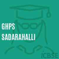 Ghps Sadarahalli Middle School Logo