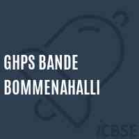 Ghps Bande Bommenahalli Middle School Logo