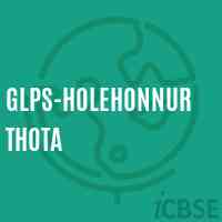 Glps-Holehonnur Thota Primary School Logo