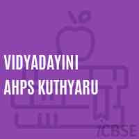 Vidyadayini Ahps Kuthyaru Middle School Logo