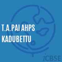T.A.Pai Ahps Kadubettu Middle School Logo