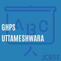 Ghps Uttameshwara Middle School Logo