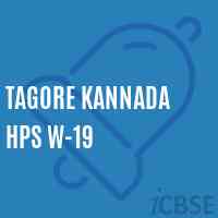Tagore Kannada Hps W-19 Middle School Logo