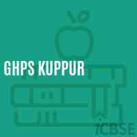 Ghps Kuppur Middle School Logo