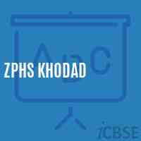 Zphs Khodad Secondary School Logo
