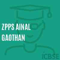 Zpps Ainal Gaothan Primary School Logo