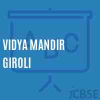 Vidya Mandir Giroli Primary School Logo