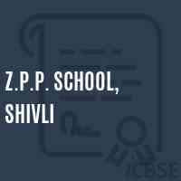 Z.P.P. School, Shivli Logo