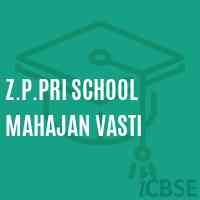Z.P.Pri School Mahajan Vasti Logo