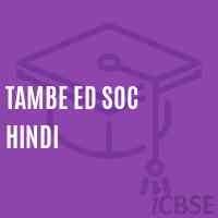 Tambe Ed Soc Hindi Primary School Logo