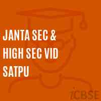 Janta Sec & High Sec Vid Satpu High School Logo