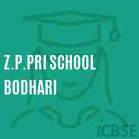 Z.P.Pri School Bodhari Logo