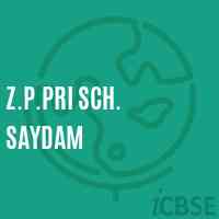 Z.P.Pri Sch. Saydam Primary School Logo