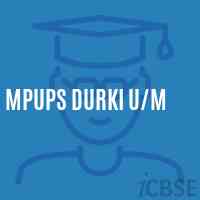 Mpups Durki U/m Middle School Logo