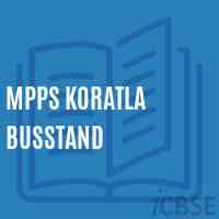 Mpps Koratla Busstand Primary School Logo