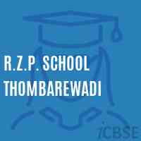 R.Z.P. School Thombarewadi Logo