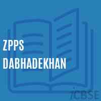 Zpps Dabhadekhan Primary School Logo