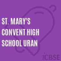 St. Mary'S Convent High School Uran Logo