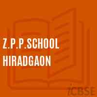 Z.P.P.School Hiradgaon Logo