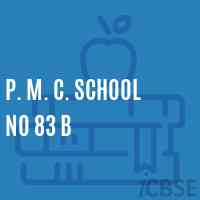 P. M. C. School No 83 B Logo