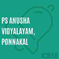 Ps Anusha Vidyalayam, Ponnakal Primary School Logo