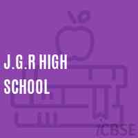 J.G.R High School Logo