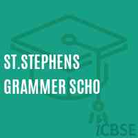 St.Stephens Grammer Scho Secondary School Logo