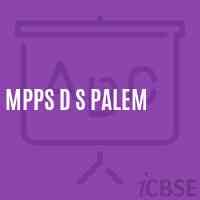 Mpps D S Palem Primary School Logo