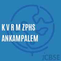 K V R M Zphs Ankampalem Secondary School Logo