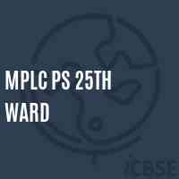 MPLC PS 25th WARD Primary School Logo