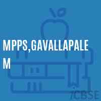 Mpps,Gavallapalem Primary School Logo