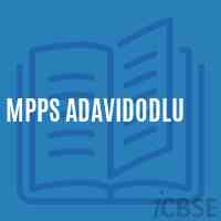 Mpps Adavidodlu Primary School Logo