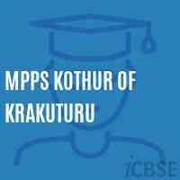 Mpps Kothur of Krakuturu Primary School Logo