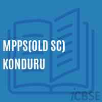 Mpps(Old Sc) Konduru Primary School Logo
