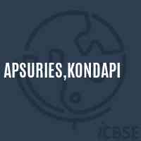 Apsuries,Kondapi Secondary School Logo