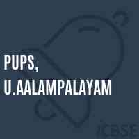 Pups, U.Aalampalayam Primary School Logo