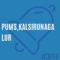 Pums,Kalsirunagalur Middle School Logo
