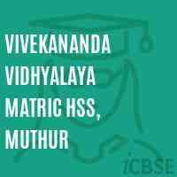 Vivekananda Vidhyalaya Matric Hss, Muthur Senior Secondary School Logo