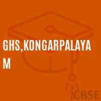 Ghs,Kongarpalayam Secondary School Logo