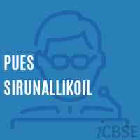 Pues Sirunallikoil Primary School Logo