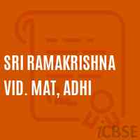 Sri Ramakrishna Vid. Mat, Adhi Secondary School Logo
