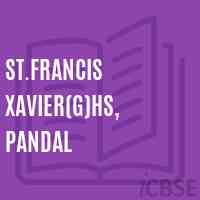 St.Francis Xavier(G)Hs, Pandal Secondary School Logo