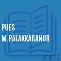 Pues M.Palakkaranur Primary School Logo