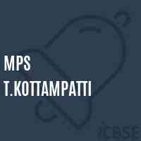 Mps T.Kottampatti Primary School Logo