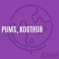 Pums, Koothur Middle School Logo
