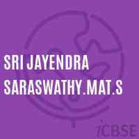 Sri Jayendra Saraswathy.Mat.S Senior Secondary School Logo