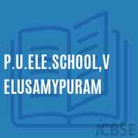 P.U.Ele.School,Velusamypuram Logo